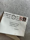 Lettre affranchie Monaco Monte-Carlo timbres 1940s philatélie Paris