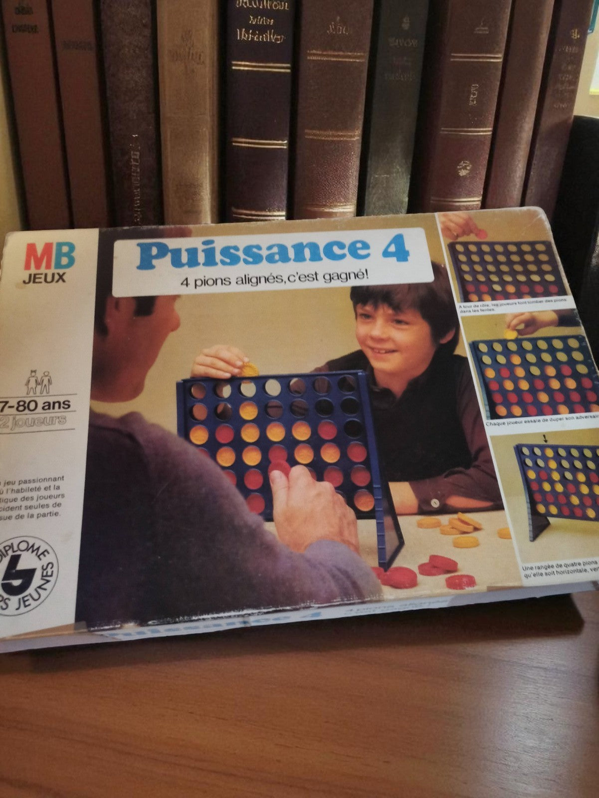 Jeu Puissance 4 MB Jeux vintage ancien, boîte d’origine rétro années 70