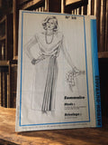 Patron couture ancien jupe portefeuille 1985 vintage Patron-Ouvrages N°20 rétro