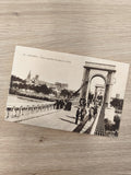 Ancienne carte postale Avignon Pont suspendu inauguré 1809 CPA rétro France