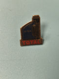 Vintage pin's TOTAL Altiva bleu ancien, collection huile moteur (Ref 7)