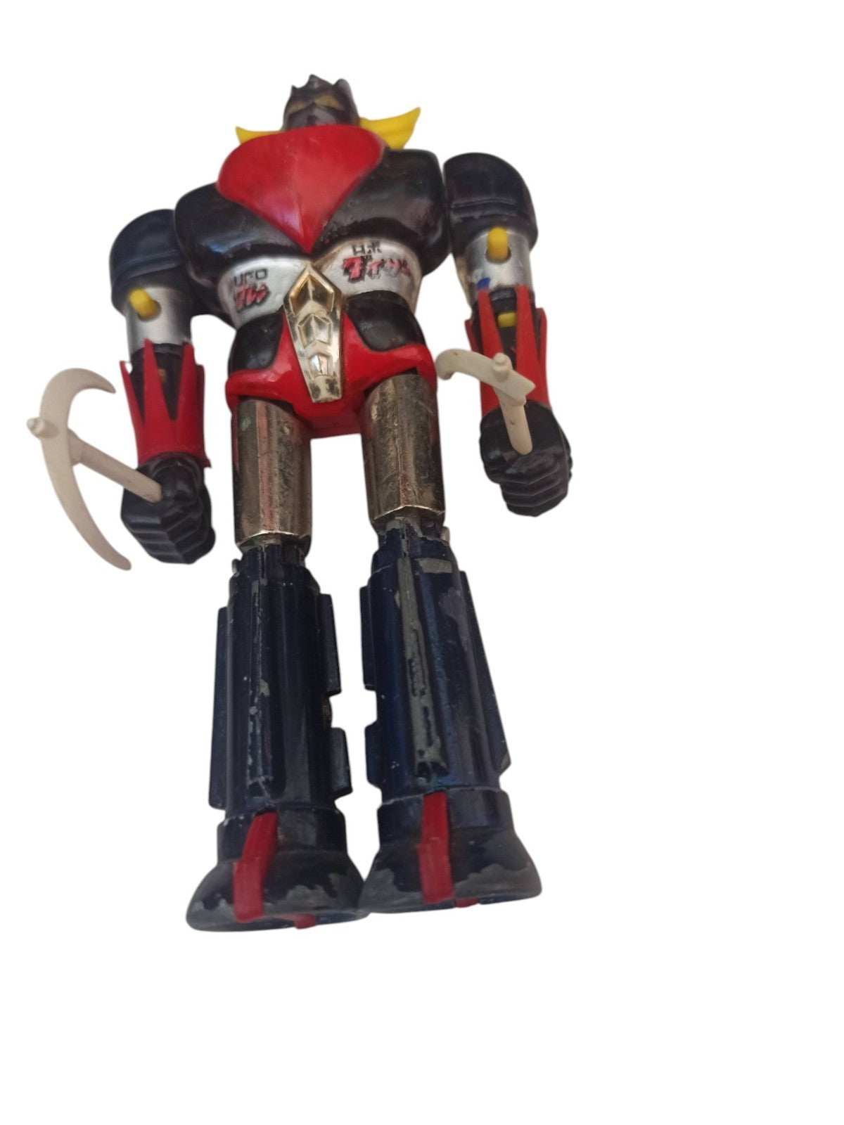 Figurine Goldorak Popy Bandai métal, robot Japan années 70, complet