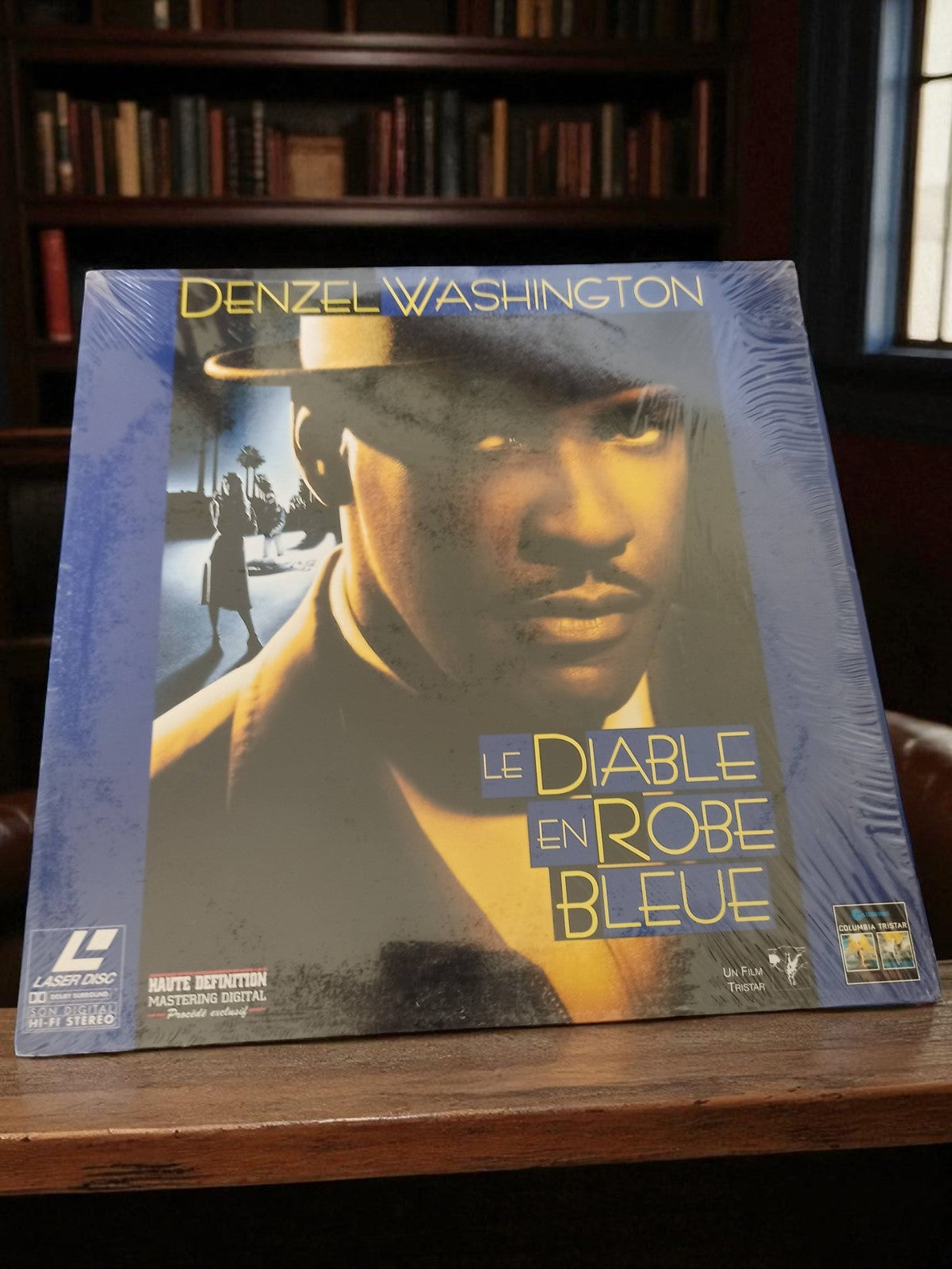 Vintage Laserdisc Le Diable en Robe Bleue film rétro occasion collection cinéma