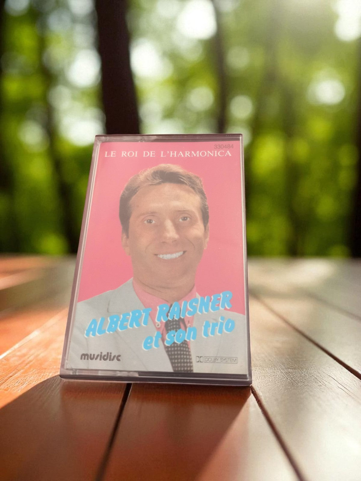 Cassette audio vintage Albert Raisner Muridisc harmonica rétro années 80 K7