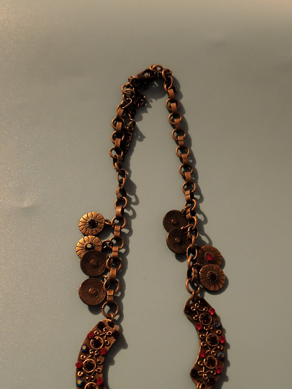 Vintage gros collier ancien, bijou rétro original pour collectionneur ou amateur
