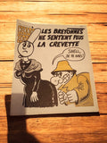 Magazine Charlie Hebdo vintage 1972 dessin Wolinski satire bretonne Shell