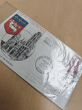 Enveloppe premier jour Rouen cathédrale blason philatélie historique FDC