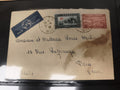 Lettre ancienne timbrée Maroc 1939, affranchissement avion, Paris, philatélie