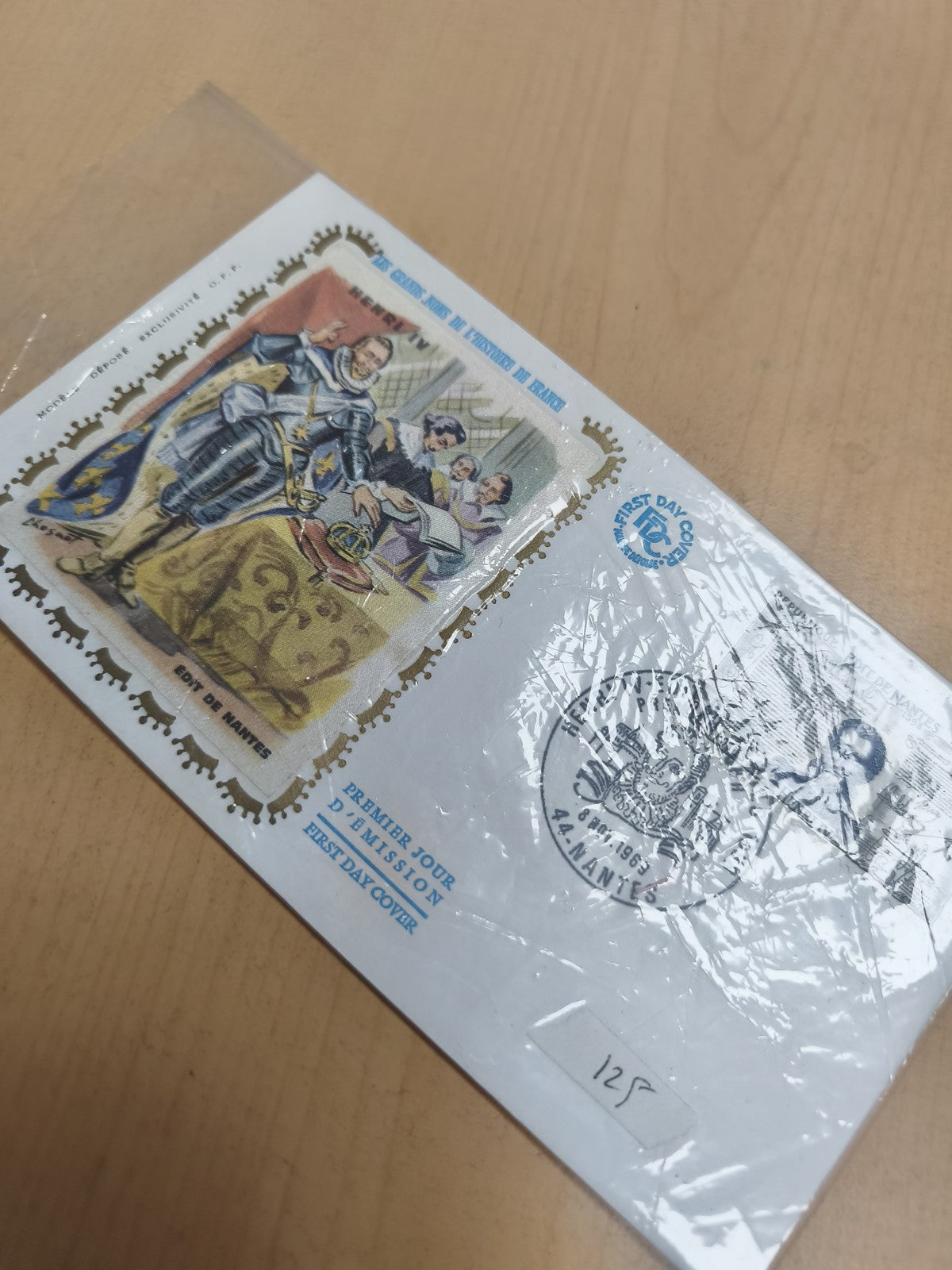 Enveloppe Premier Jour Nantes 1963 Bon de Nantes illustration histoire France