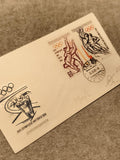 Lettre Premier Jour JO Tokyo 1964 Tchécoslovaquie timbres olympiques philatélie
