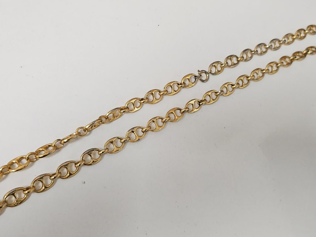 Vintage old costume necklace, large retro pendant, original pre-owned jewelry