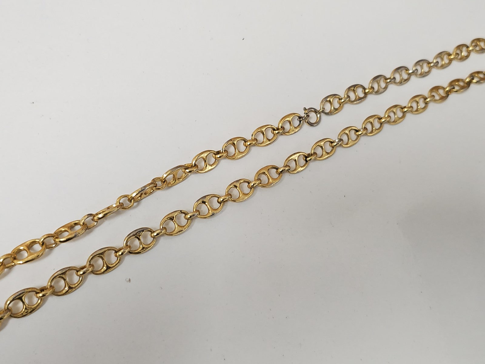 Vintage old costume necklace, large retro pendant, original pre-owned jewelry