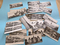 Lot cartes postales anciennes vintage neuves, collection rétro, papeterie rare