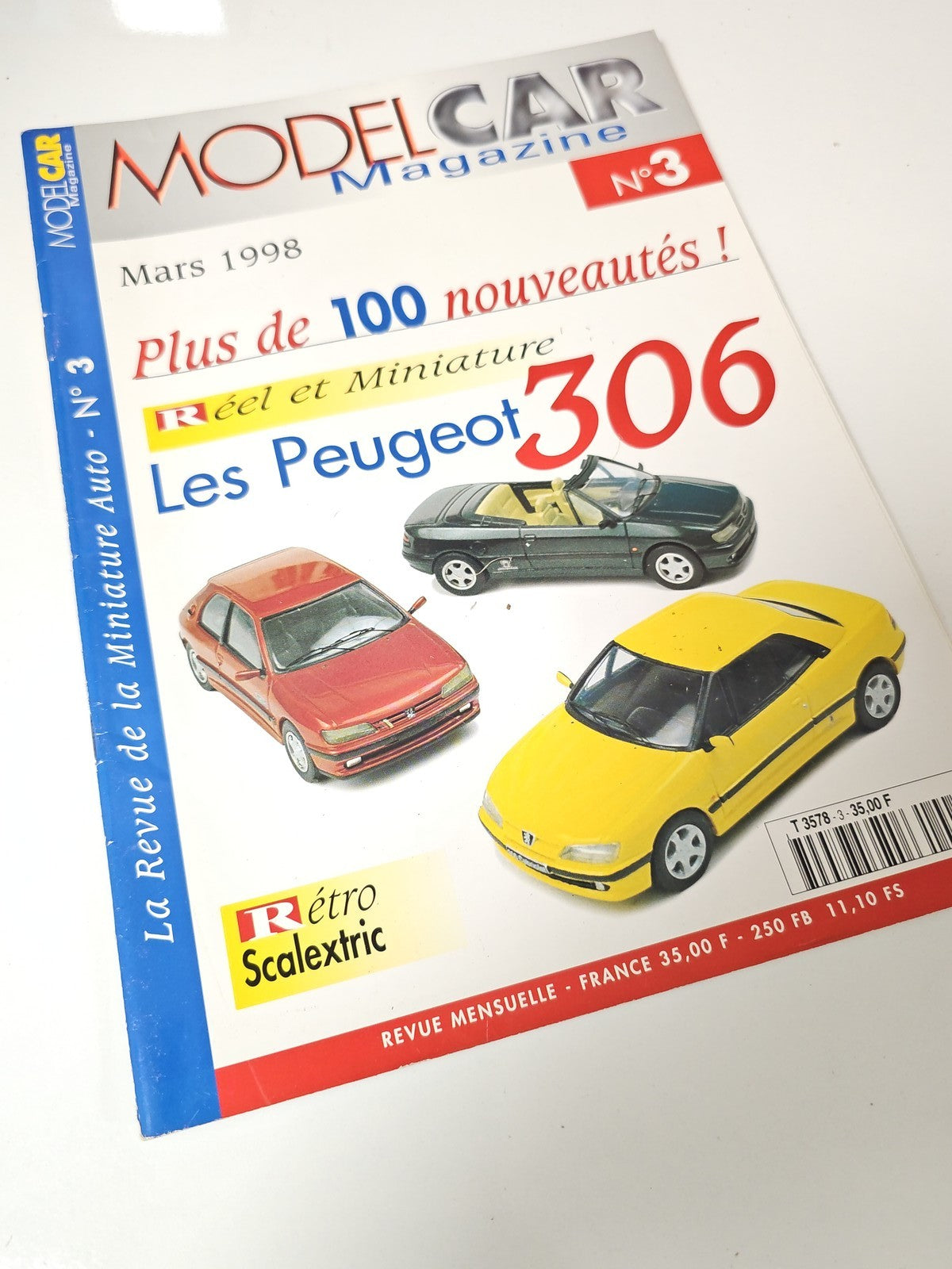 Vintage Magazine Model Car Ancien Rétro Miniature Automobile Collection Rare
