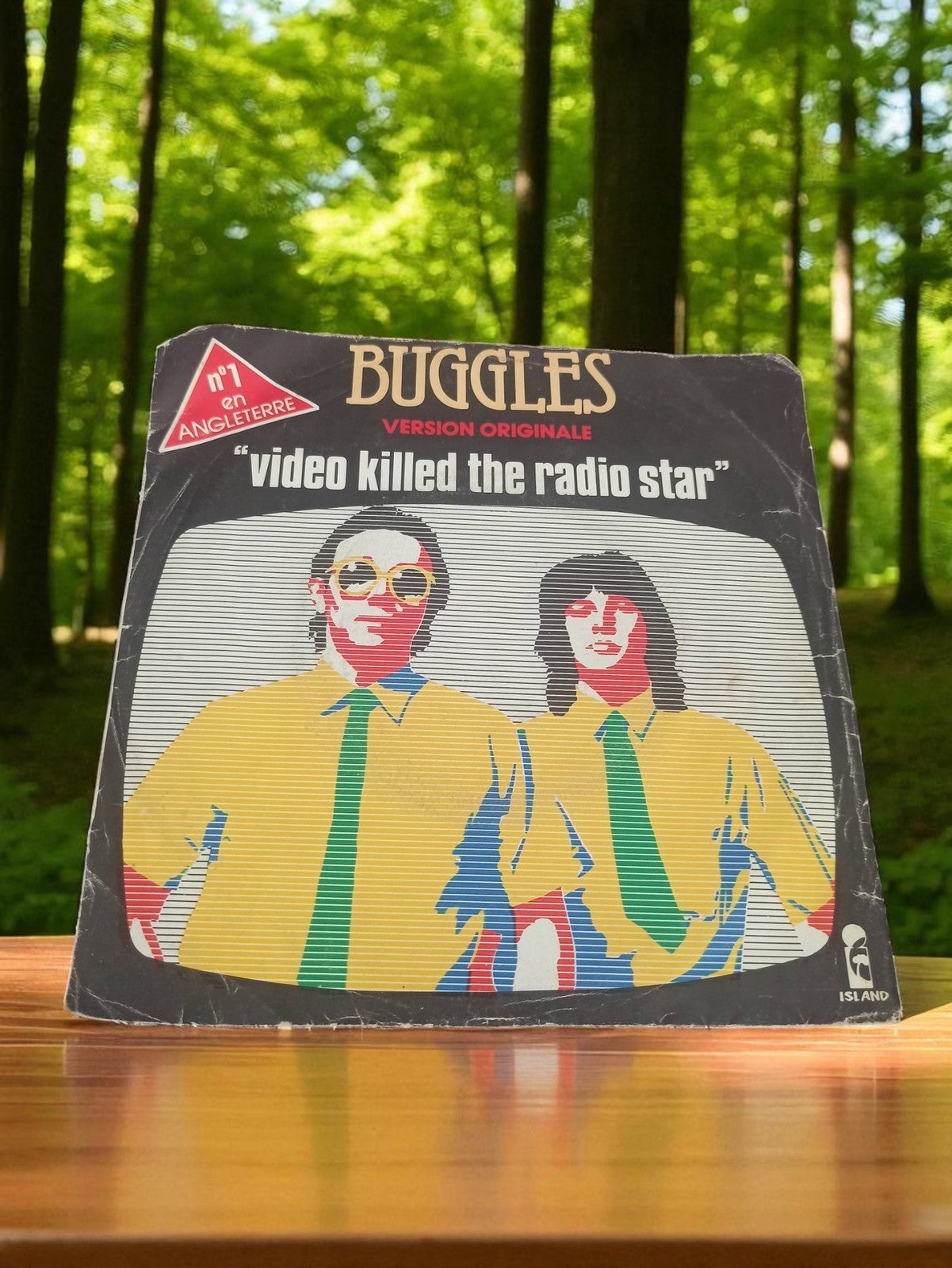 Vinyle 45 tours Buggles Video Killed the Radio Star rétro ancien Island