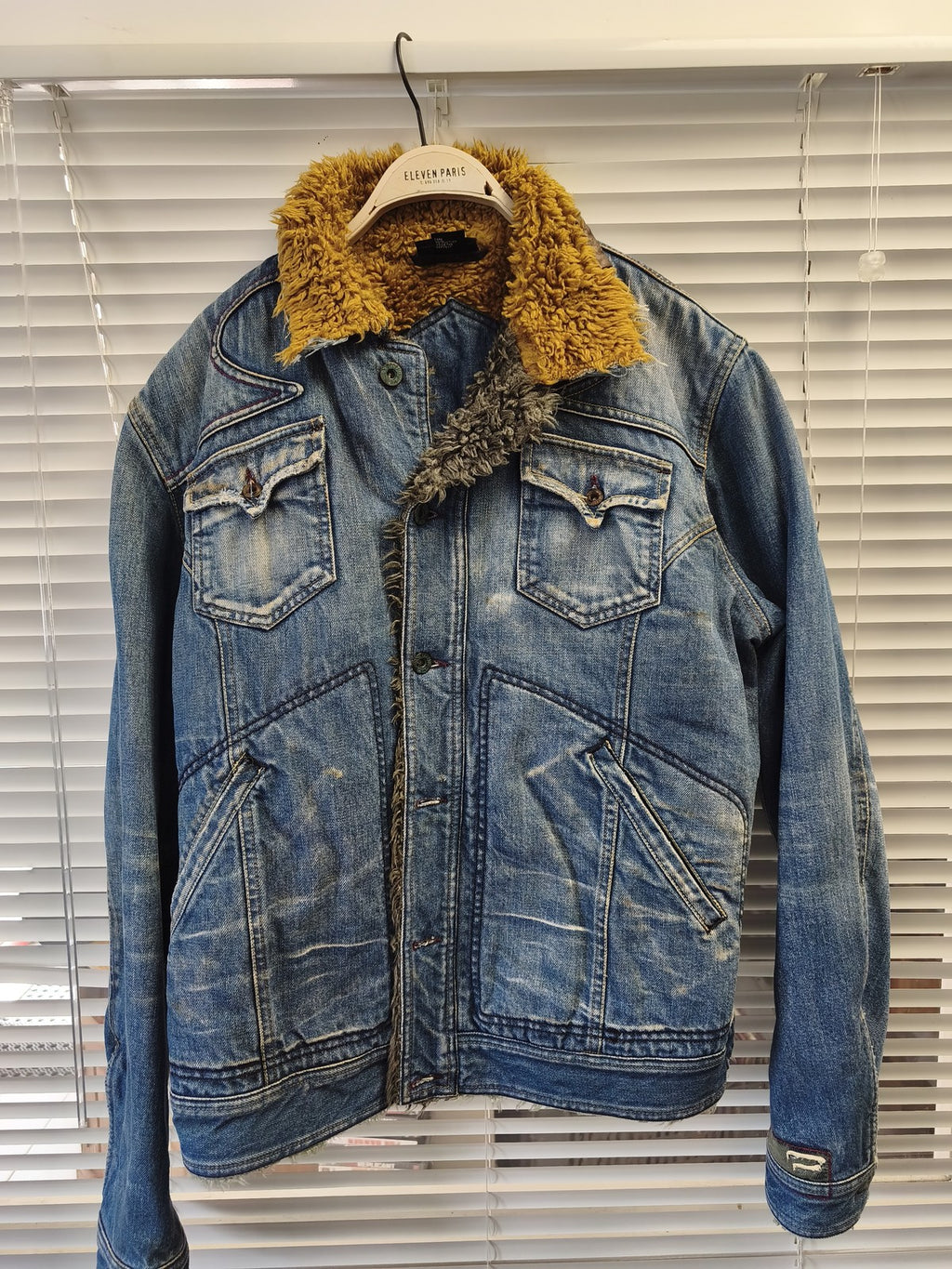 Veste homme Diesel vintage en jean ancien blouson rétro taille XS collection
