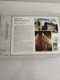 Feuillet philatélique CEF Année des Abbayes Normandes Bernay St Pierre/Dives