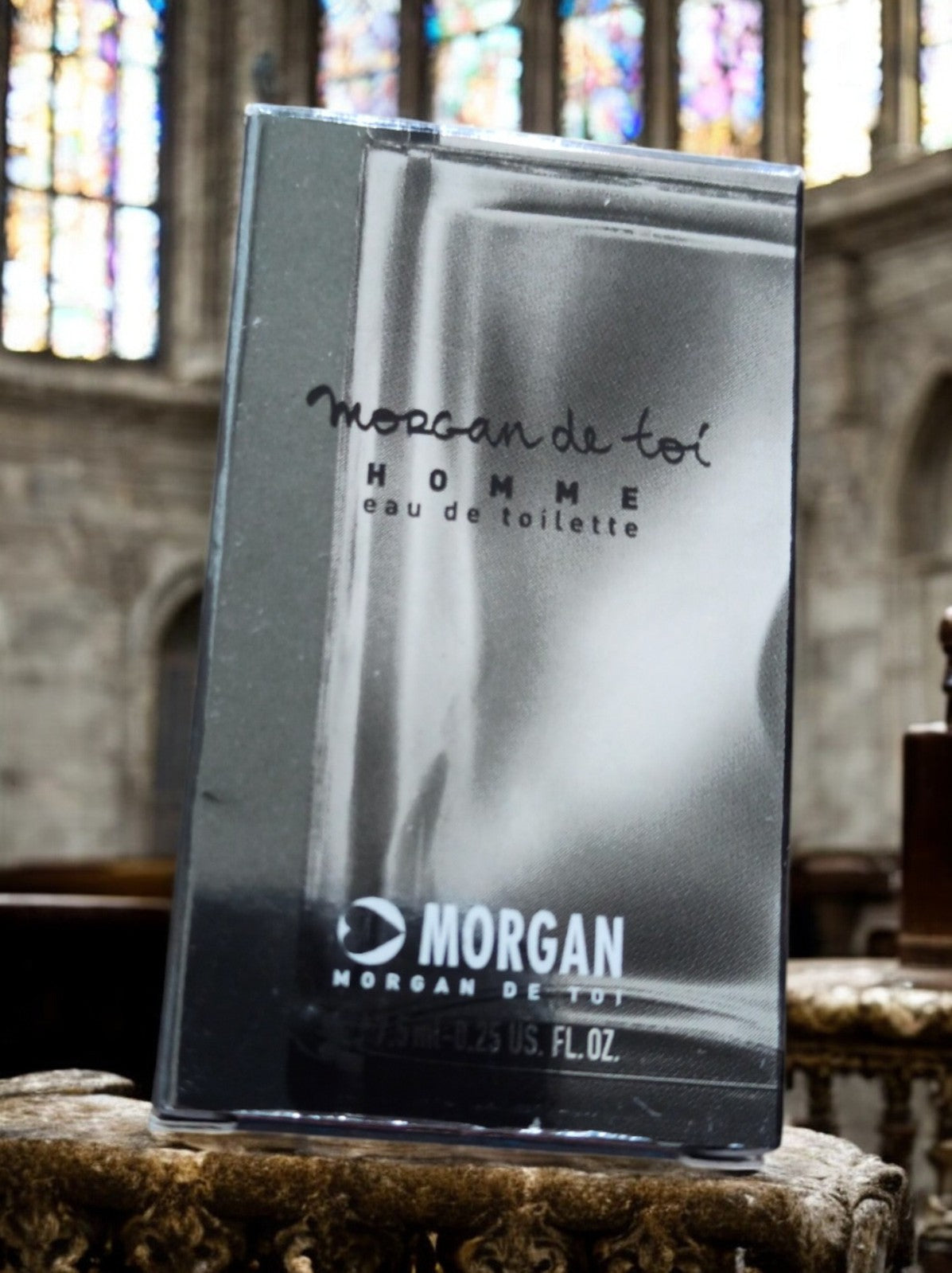 Miniature parfum homme Morgan de Toi vintage, eau de toilette en boîte