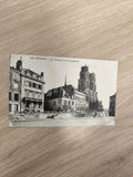 Ancienne carte postale Orléans Théâtre Cathédrale noir et blanc vintage CPA