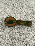 Pin's vintage Laboratoires Biogalénique vert doré pharmacie badge ancien (Ref 2)