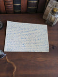 Lettre manuscrite 1944 guerre WWII à sa femme – témoignage ancien vintage