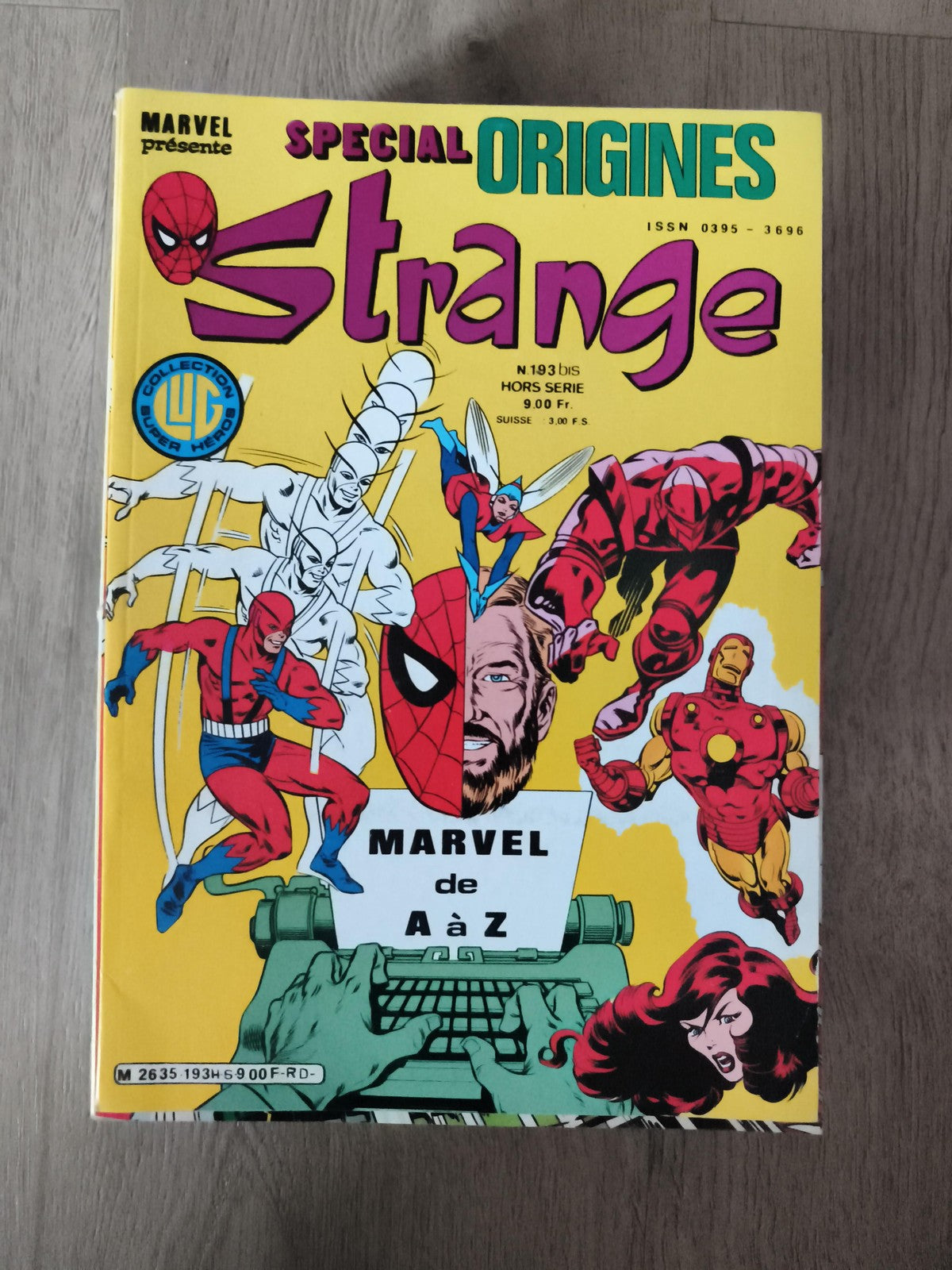 Comic Strange Spécial Origines Marvel de A à Z vintage N°193 bis hors série