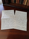 Lettre manuscrite 1939-1945 correspondance guerre Seconde Guerre mondiale papier