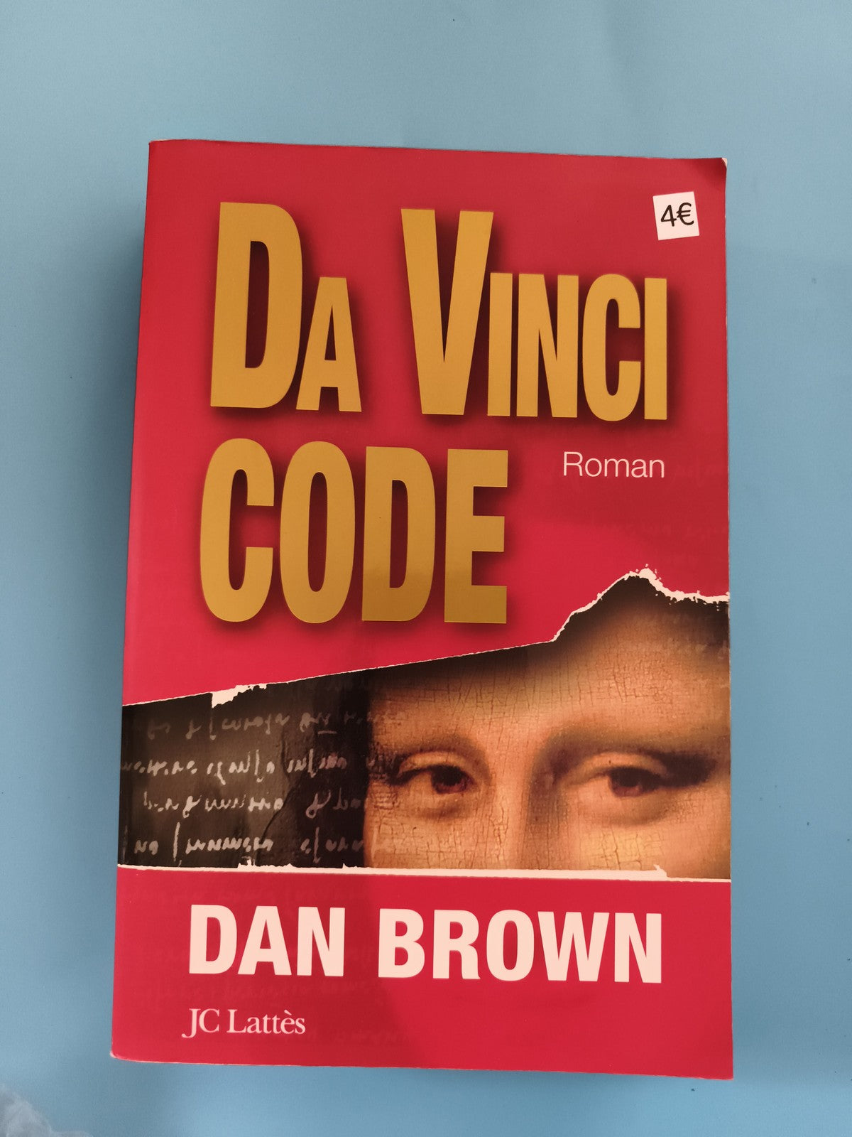 Livre Da Vinci Code Dan Brown JC Lattès roman thriller couverture rouge