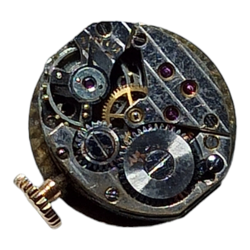 Montre ancienne mécanique EFK Suisse petit cadran rétro usée vintage