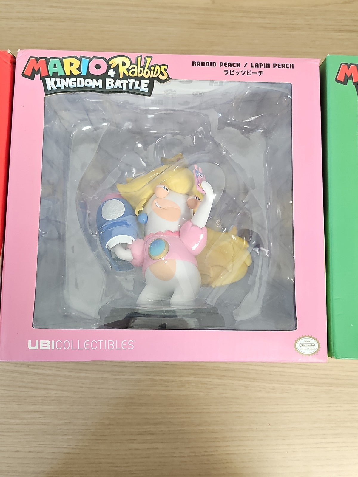 Figurines Mario Rabbids Kingdom Battle Ubisoft x3 neuves en boîte Lapin Mario Pe