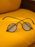 Lunettes rondes anciennes début XXe vintage monture foncée optique