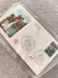 Lettre FDC Château de Val 1968 Landobre oblitération premier jour philatélie
