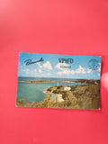 Carte radio QSL VP9FD Bermudes Sandys paysage île couleur