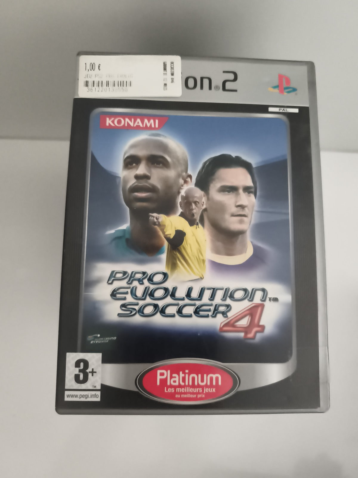 Jeu PS2 Pro Evolution Soccer 4 Platinum PlayStation 2 Konami football