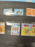Lot anciens timbres oblitérés Malagasy Rép. Démocratique années 70-80 colorés