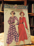 Patron de couture vintage PATRO-MODELE robe femme années 70 rétro ancien