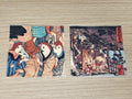 Lot 2 coupons tissu japonais motifs traditionnels petits formats couture loisirs
