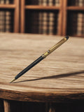 Stylo à bille ancien noir doré vintage rétro écriture collection d’occasion