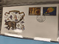 Enveloppe premier jour FDC Aitutaki Ursa Minor timbres 1986 astronomie