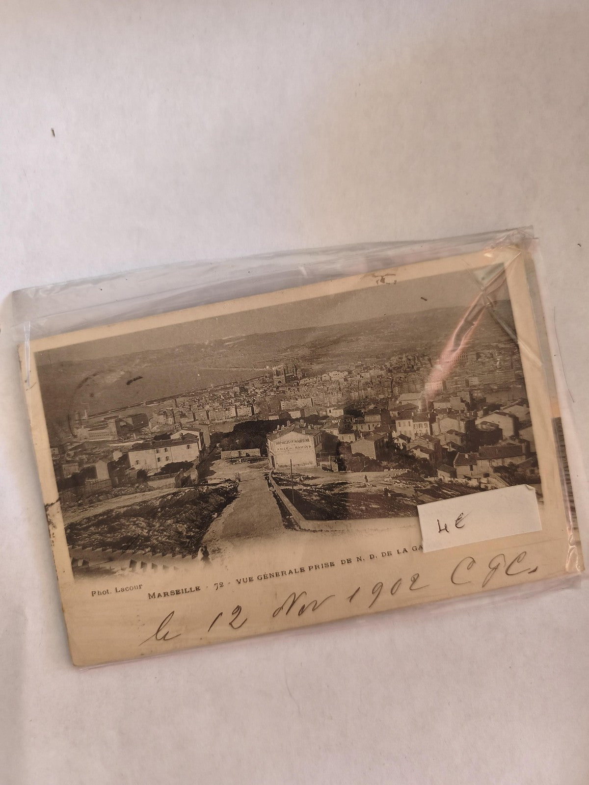 Carte postale vintage ancienne Marseille rétro collection France rare