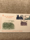 Lettre Premier Jour Belgique Maison des Ducs Brabant Timbres 1965 Philatélie