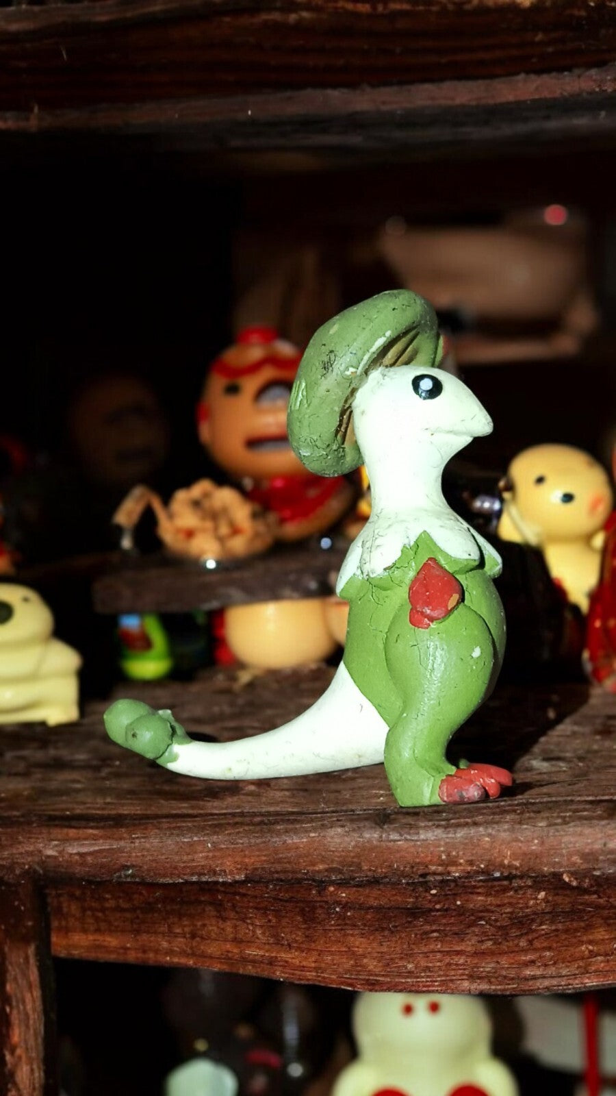 Figurine Pokémon Chapignon PVC vert blanc 2005-2006 vintage R/LW rare