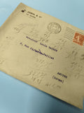 Ancienne enveloppe oblitérée début XXe Le Havre philatélie collection vintage