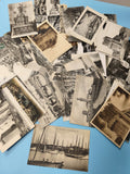 Lot cartes postales anciennes CPA vrac paysages monuments France vintage collect