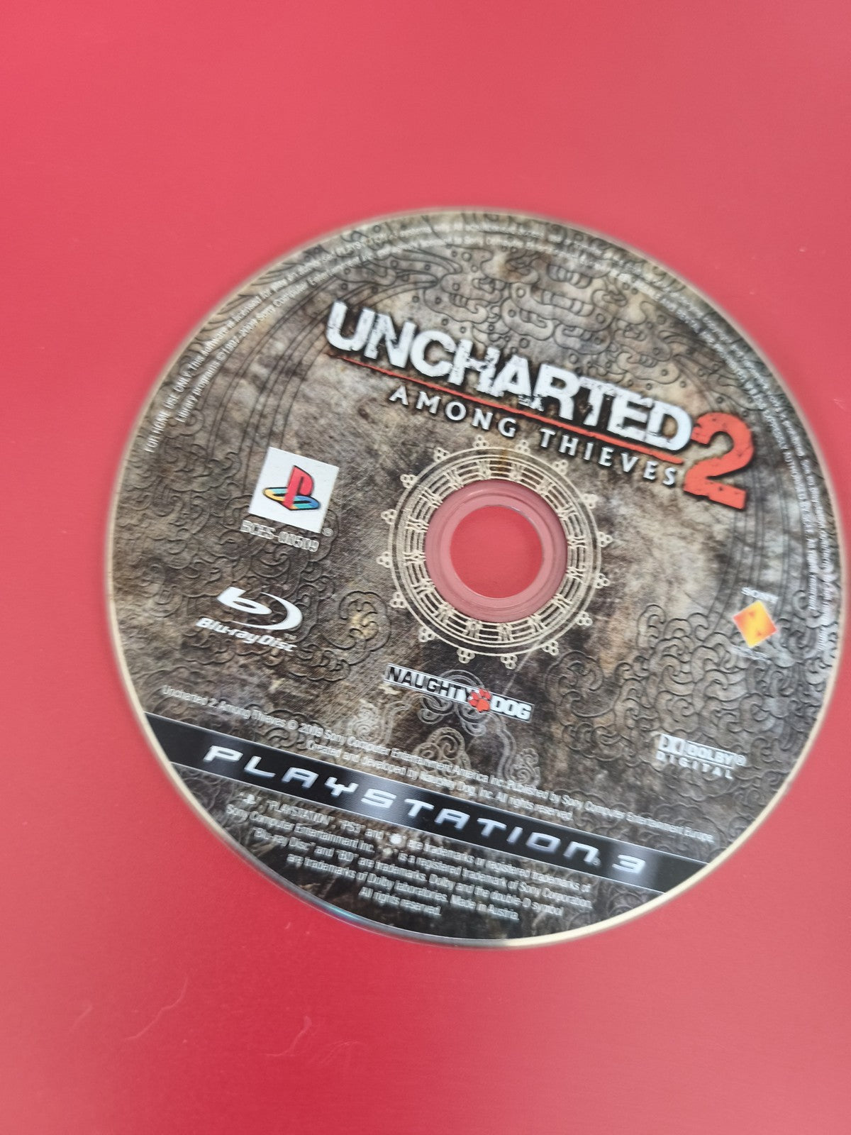 CD jeu Uncharted 2 pour PS3, disque seul, compatible PlayStation 3 Sony