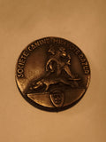 Médaille SOCIETE CANINE MIDI COTE D’AZUR bronze aspect patiné chien