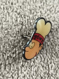 Pin's vintage chef cuisinier dessin animé, Gewy, badge émaillé, années 90 (Ref 3