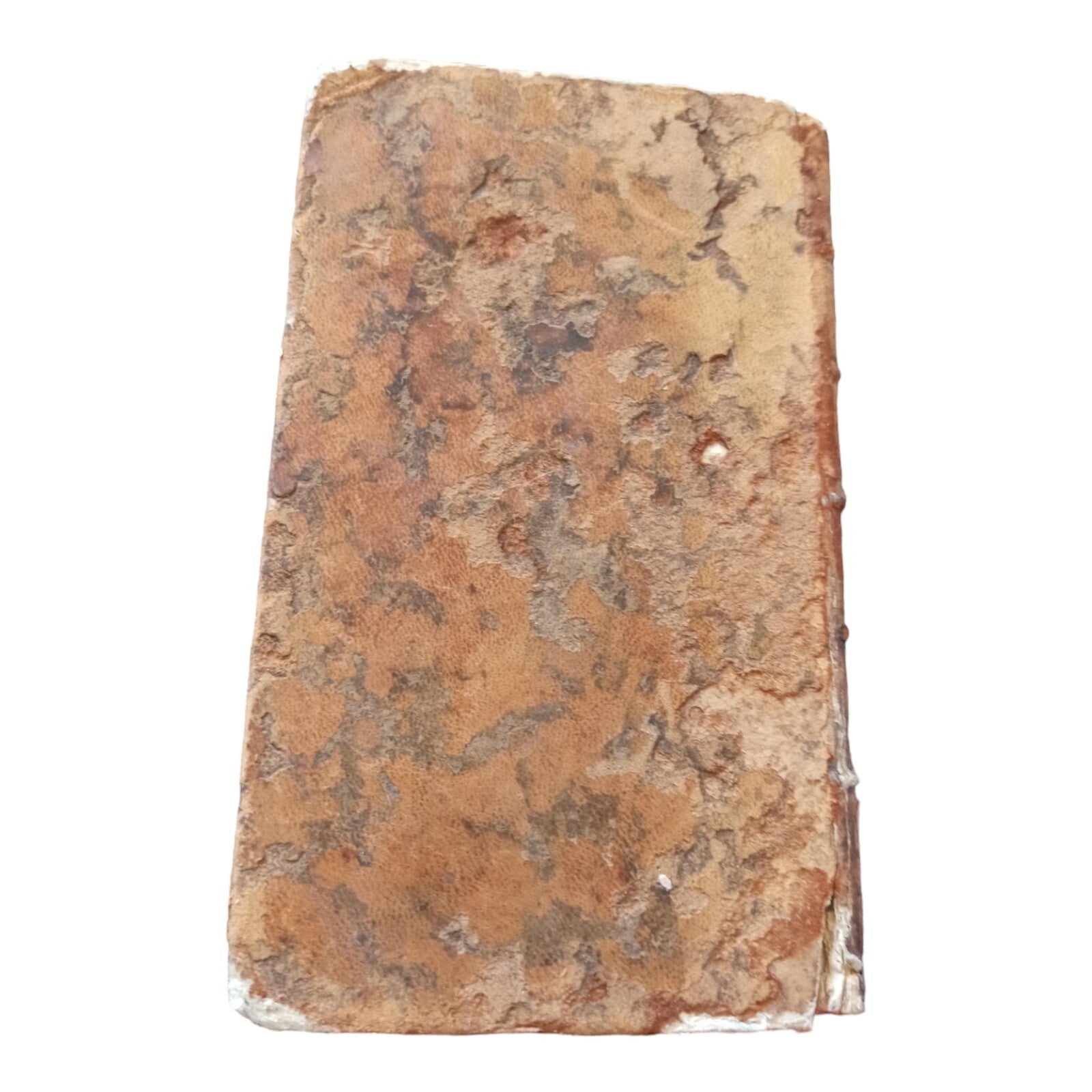 Livre ancien 1762 Institutiones Ecclesiasticae Tome III reliure cuir usée