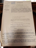 Document administratif ancien Marseille arrêté préfet Bouches-du-Rhône 1939