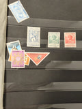 Lot anciens timbres oblitérés Éthiopie collection, divers motifs et couleurs